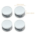 thumbnail image 2 of BESTYASH 4pcs Mirror Mounting Brackets Silver Zinc Alloy Wall Clips for Home Decoration, 2 of 8