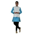 thumbnail image 6 of Sonakshi Fashion Men's Brocade Waistcoat Bandhgala Festive Jacquard Nehru Jacket, Color: White, Size: 44, 6 of 6