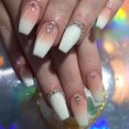 thumbnail image 3 of Transparent Puntas de uñas acrílicas, ataúd corto, 500 Uds., puntas de uñas postizas artificiales de bailarina, 3 of 5