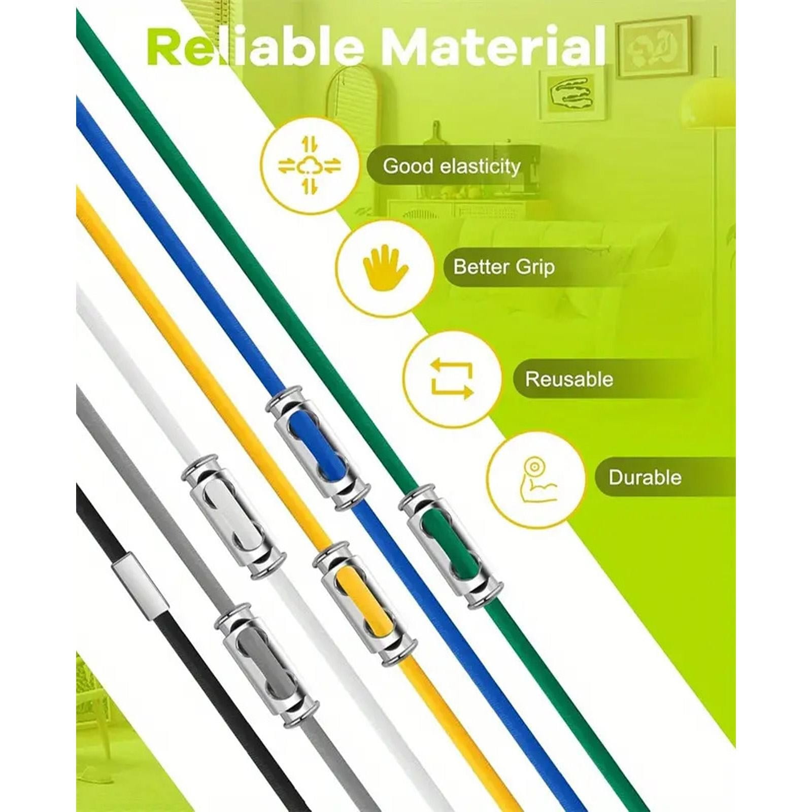 CMYYNNA 6pcs Trash Can Bands Adjustable Rubber Garbage Trash Can Bands Elastic Trash Trash Can Bag Holder Trash Can Bungee Cord Elastic Trash Can Strap