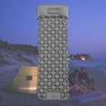 thumbnail image 4 of Colchón Inflable Colchón de aire Bomba de inflado incorporada Colchoneta para acampar con almohadas para acampar al aire libre, 4 of 6