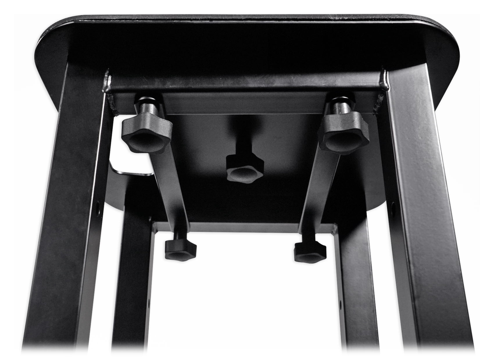 DJ Package w/Black Facade Booth+Bag+2) Totem Stands+Foldable Adjustable DJ Table