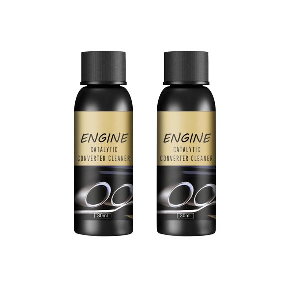 Catalytic Converter & Fuel System Cleaner, 2025 New Catalytic Converter Cleaner, Engine Performance Optimization, Instant Car Exhaust Handy Cleaner 2PCS