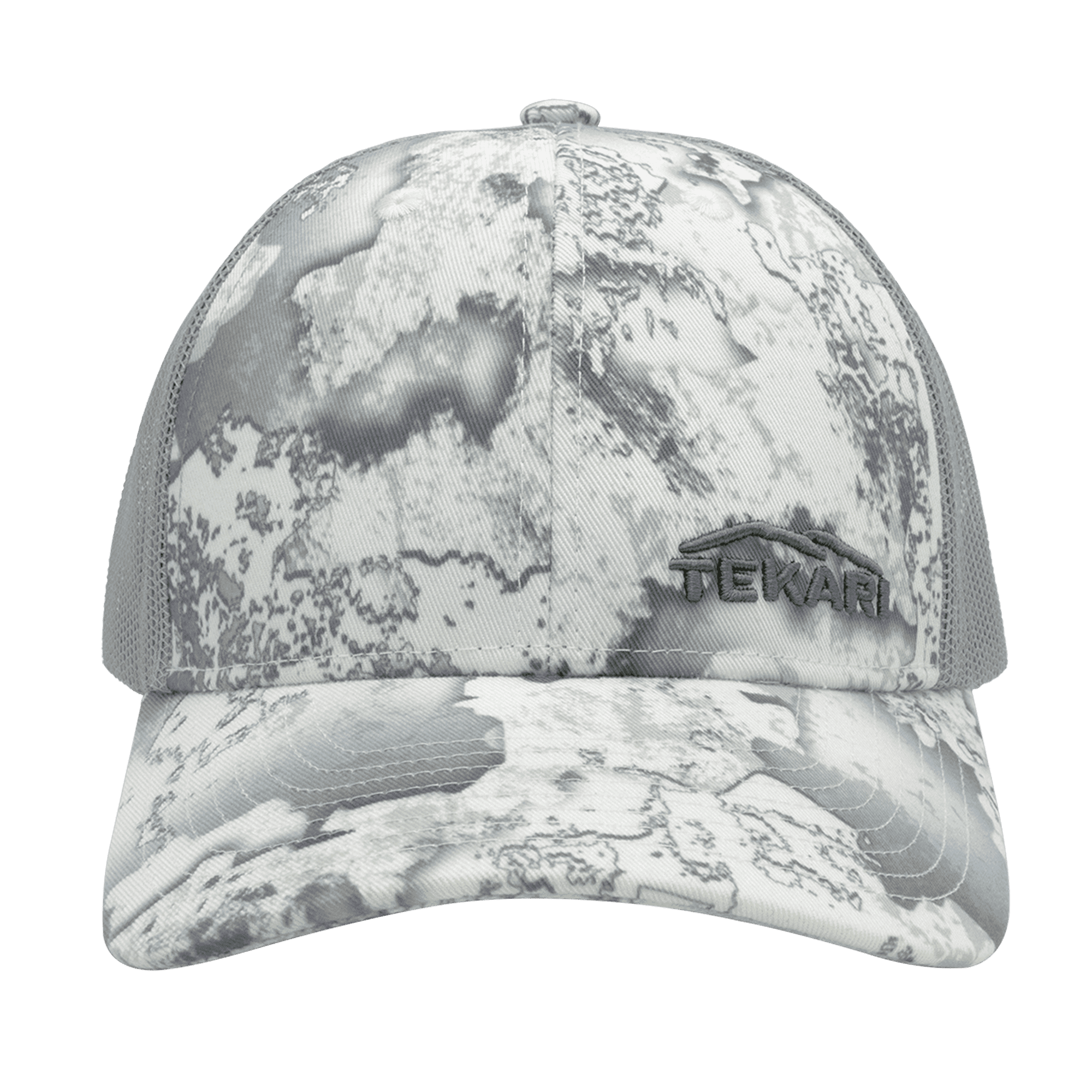 6 Panel XRC Snow Camo Mesh Back Curved Bill, OSFM