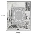 thumbnail image 5 of Modern Etched Wooden Photo Frames, Large, Set of 4, Silver- Saltoro Sherpi, 5 of 5