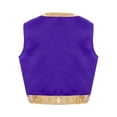 thumbnail image 4 of YUUMIN Unisex Kids Arabian Prince Vest and Pants Super Bros.Mario Game Toad Dress Up Purple 10, 4 of 7