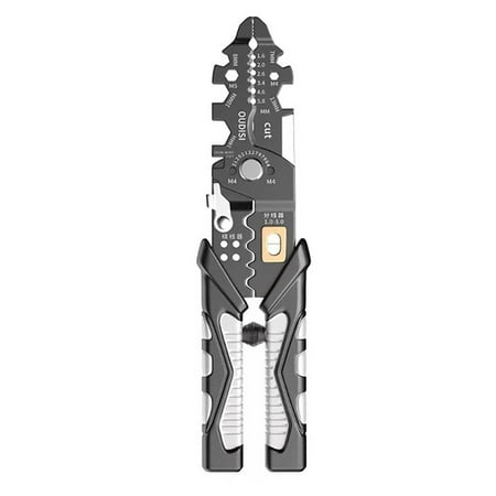 

Aibecy Multi-functional Chrome Vanadium Steel Pliers Electrician Wire Separating Crimping Stripping Cutting Winding Clamping Tools for Home Appliance Maintenance