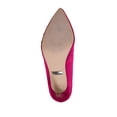 thumbnail image 5 of Lauren Lorraine Carolyn Big Jewel Embellished Pointed Toe Low Heel Formal Pumps (Red, 7), 5 of 5