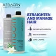 thumbnail image 4 of KERAGEN - Brazilian Keratin Smoothing Treatment, Blowout Straightening System for Dry and Damaged Hair, Formaldehyde Free, 16 Oz - Eliminate Curls and Frizz, Fine to Medium Hair, 4 of 8