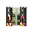 thumbnail image 2 of CADecor Sports Window Kitchen Curtain, Cool Soccer Player Window Treatment Panel Curtains,26x39 inches,Set of 2, 2 of 3