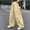 Yellow, variant on Girl Pants Size 11-12Y Kids Cargo Straight Leg Trousers Korean Style Streetwear Summer
