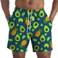 thumbnail image 2 of Bañador de aguacate para hombre, pantalones cortos cómodos para tabla de Surf, bañador de secado rápido, bañadores deportivos para vacaciones y playa Fivean unisex, 2 of 2
