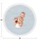 thumbnail image 4 of Sweet Jojo Designs Blue Clouds Boy Baby Playmat Tummy Time Infant Play Mat - Slate and White Cloud Sky for Vintage Airplane Aviator Aviation Collection, 4 of 4