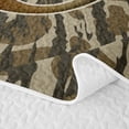thumbnail image 5 of meiyoeat Camo Letter Print Bed Spread Queen For Kids,Camouflage Alphabet C Design Queen Coverlet Set For Adults,3 Pieces, 5 of 7