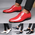 thumbnail image 4 of YUEHUA Men's Oxford Formal Dress Shoes Business Comfortable Classic Lace Up Shoes, 4 of 10