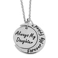thumbnail image 5 of YYKihy Mothers Day Jewelry Gift From Daughter Mom & Daughter Necklace English Necklace Love Forever Necklace Good Love Splicing Good In Friends One Necklaces, 5 of 5