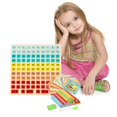 thumbnail image 2 of TISHITA Wooden Puzzle Board Building Block Montessori Toy Number, 2 of 8