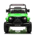 thumbnail image 4 of 12V Ride on Electric Truck Car for Kids, 12V Kids Electric Vehicles w/ Remote Control, Four-wheel suspension, USB, Bluetooth, Power display, lights, Battery Powered Ride on Toys for Boys Girls(Green), 4 of 7