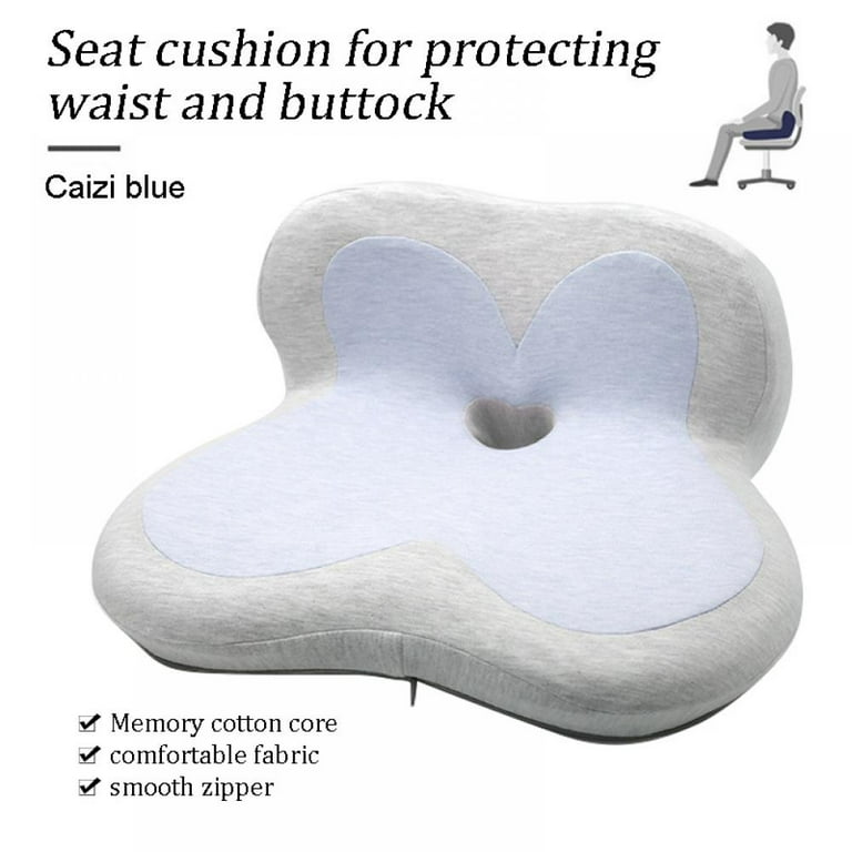 Gel Enhanced Seat Cushion Non-Slip Orthopedic Gel & Memory Foam Coccyx  Cushion for Tailbone Pain Office Chair Car Seat Cushion Sciatica & Back Pain  Relief