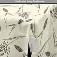 thumbnail image 4 of Boho Dog Crate Cover, Botanical Themed Delicate Pastel Pattern with Natural Field Herbs Print, Easy to Use Pet Kennel Cover Small Dogs Puppies Kittens, 7 Sizes, Cream and Charcoal Grey, by Ambesonne, 4 of 6