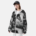 thumbnail image 3 of Vsdgher Sweat à Capuche Imprimé Cheval pour Hommes et Femmes, Protection Solaire à Manches Longues pour la Pêche et la Course - Grand, 3 of 7