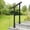 Black#1, variant on Hand Rails for Outdoor Steps, 1-2 Step Handrail 2 Pack,