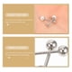 thumbnail image 2 of 1 par de pendientes de perla, pendientes de botón, pendientes de cartílago, pendientes de trago para mujer, 2 of 7