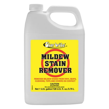 Star Brite Mildew Stain Remover - Gallon (Best Auto Upholstery Stain Remover)