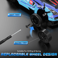 thumbnail image 6 of RC Drift Car Toys 8-12 Boys, UUGEE 2.4GHz Remote Control Cars with Lights, 20KM/H 4WD High Speed RC Vehicle Racing, Christmas Birthday Gifts for 6 10 12 Kids, 6 of 8