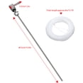 thumbnail image 3 of sweethay Tubo de soporte de combustible para coche de 40,5 cm, calentador de aire de manguera de recogida con 2 abrazaderas, juego de repuesto Vehículos, repuestos y accesorios Mis, 3 of 6