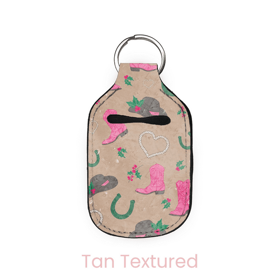 abbyrose Cowgirl Christmas Hand Sanitizer Holder