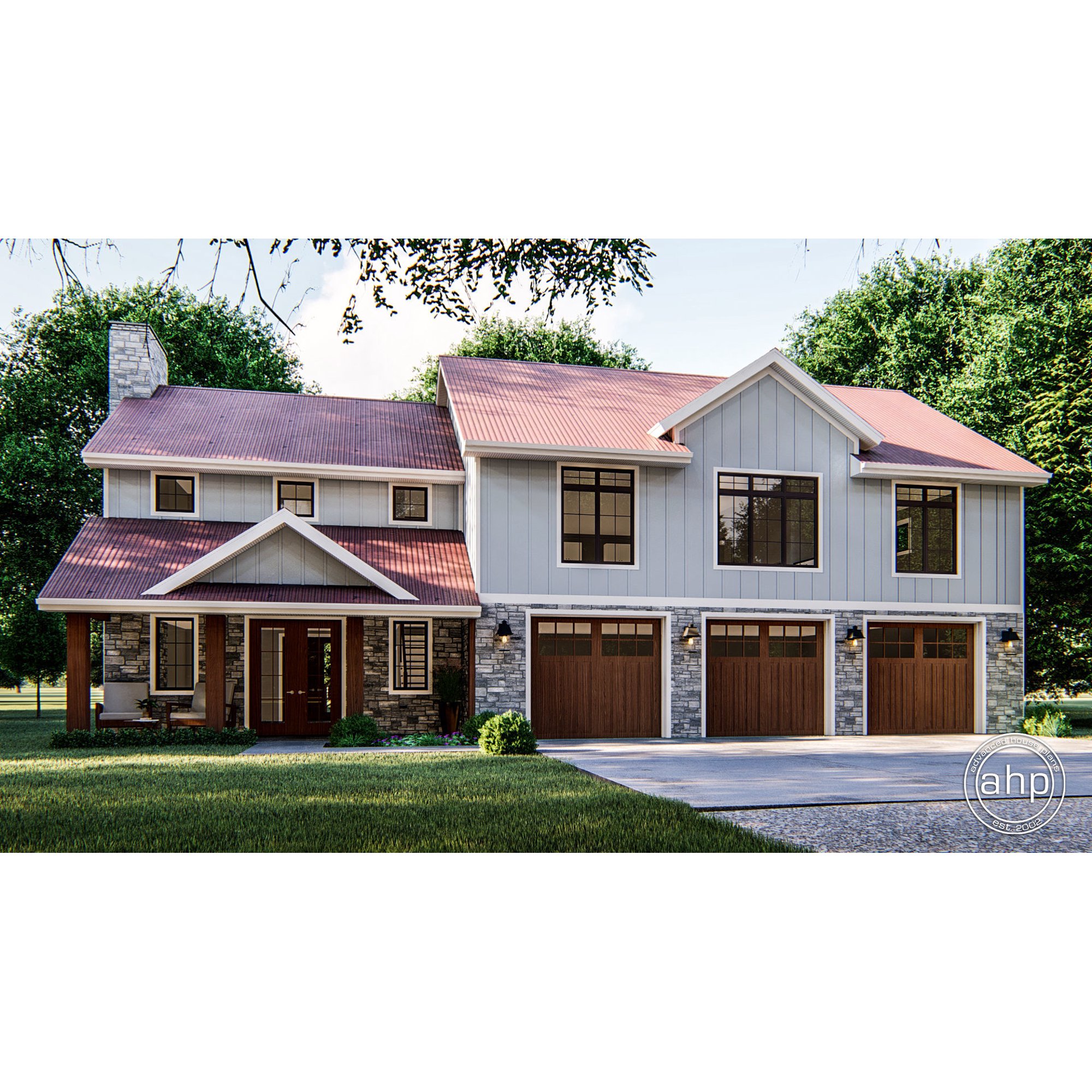 Advanced House Plans: Builder Ready Blueprints | Great Falls 29774 | Post Frame Home Plan