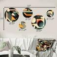 thumbnail image 4 of Designart "Retro Elementary Geometrics I" Modern Geometric Metal Wall Art Set of 5 Piece, 4 of 5