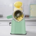 thumbnail image 6 of Rotary Kitchen Grater Vegetable Slicers With Cubing For Precise Diced Slicing And Shredding Dishwasher Safe, 6 of 8