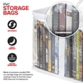 thumbnail image 3 of Juego de 6 bolsas de almacenamiento de DVD Stock Your Home de PVC blanco, 3 of 8