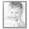 thumbnail image 2 of ArtToFrames 27" x 31" Classic Silver Picture Frame, 27x31 inch Silver Wood Poster Frame (WOM-4926), 2 of 7