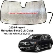 Front Windshield Sunshade for 2020-2021 Mercedes Benz GLS-Class, 450, 580, AMG GLS 63 SUV