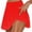 Red, variant on IROINNID Athletic Shorts for Women Summer Pleated Tennis Skirts Athletic Stretchy Short Yoga Fake Two Piece Trouser Skirt Shorts,Gold