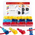 thumbnail image 1 of Kit de conectores de cables haozher de 108 piezas, T-Tap de nailon aislado, 1 of 7