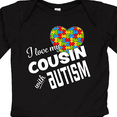 thumbnail image 4 of Inktastic I Love my Cousin with Autism Boys or Girls Long Sleeve Baby Bodysuit, 4 of 5