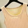 thumbnail image 5 of BLVB Thermal Tank Top for Women Fleece Lined Ribbed Thermal Shirts Sleeveless Underwear Tops Camisole Warm Base Layer Vest Cold Weather, 5 of 7