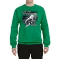 thumbnail image 2 of God's Lending Hand | Mens Inspirational/Christian Crewneck Graphic Sweatshirt, Kelly, Small, 2 of 3