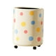 thumbnail image 2 of Cubo de basura con ruedas, diseño moderno, redondo, 12 litros, con ruedas y estampado de lunares. Puntos de colores, 2 of 9