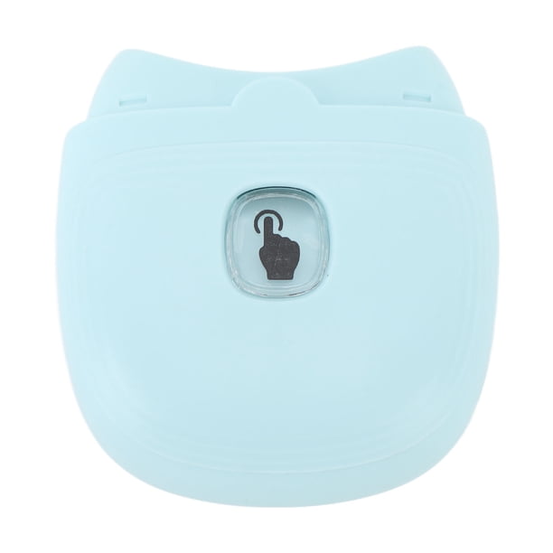 Cortauñas Eléctrico Autico Con Luz LED, Carga USB de 2 Velocidadas para Bebé Niño Adulto, PlásTiCO, Acero inoxidable, 1 Paquete