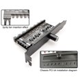 thumbnail image 4 of Thinsony 3pin/4pin Fan Hub Module Speed Controller Cooler Splitter Case Extender Adapter Water Cooling System Motherboard Upgrade Parts Type 3, 4 of 5