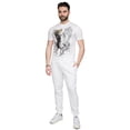 thumbnail image 3 of Cavalli Class White Tiger Leopard Motif Fashion T-Shirt-XL for mens, 3 of 5