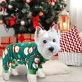 thumbnail image 4 of Pijama para perro XPUDAC, disfraz de muñeco de nieve de Papá Noel, pequeño, 4 of 6