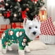 thumbnail image 4 of Pijama para perro XPUDAC con estampado de muñeco de nieve de Papá Noel, talla XXL, 4 of 6
