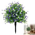thumbnail image 6 of CY5O5ee 1PCS Artificial Flowers for Outdoors 17.72in Artificial SpikePlants Flowers Colorful Flowers Spring Decor for Porch Patio Home Yard Garden Window Box Pot Planters, 6 of 9
