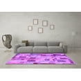 thumbnail image 3 of Ahgly Company Indoor Rectangle Patchwork Purple Transitional Area Rugs, 7' x 10', 3 of 4